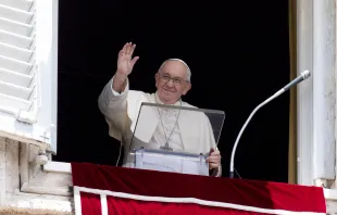 البابا فرنسيس من شبّاك القصر الرسولي في الفاتيكان Provided by: Vatican Media