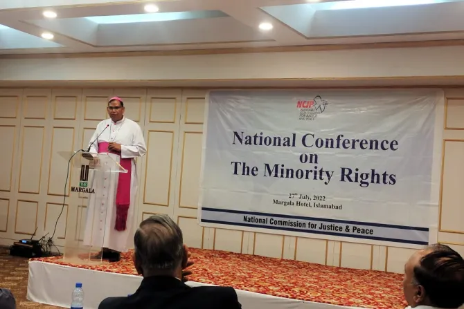 كلمة رئيس أساقفة الروم الكاثوليك، جوزيف أرشد، خلال المؤتمر وطني لحقوق الأقليّات في إسلام أباد، عاصمة باكستان
