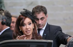 كريستينا فرنانديز دي كيرشنير  في زيارة إلى الفاتيكان في العام 2015 Provided by: Bohumil Petrik - CNA