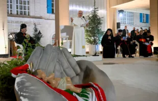 البابا لاوون الرابع عشر يلتقي الشباب في صرح البطريركيّة المارونيّة في بكركي مصدر الصورة: فاتيكان ميديا