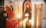 جانبٌ من قدّاس الشكر في كنيسة السيّدة أمّ المعونات-حلب لمناسبة إعلان قداسة إغناطيوس مالويان