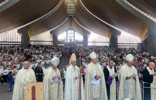 الراعي يترأّس قدّاس عيد تجديد تكريس لبنان والشرق لقلب يسوع الأقدس ولقلب مريم الطاهر في بازيليك سيّدة لبنان-حريصا مصدر الصورة: البطريركيّة المارونيّة