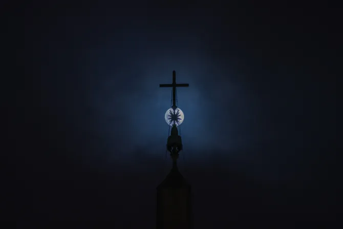 Full Moon with Cross