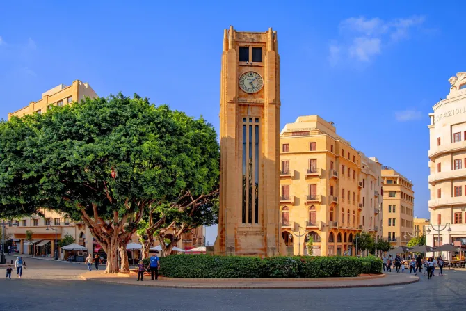 ساحة النجمة في وسط بيروت