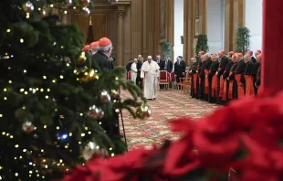 البابا فرنسيس يلتقي أعضاء الكوريا الرومانيّة يوم الخميس 22 ديسمبر/كانون الأوّل 2022 Provided by: Vatican Media