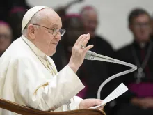 البابا فرنسيس يقدّم تعليمًا في الحزن صباح اليوم في قاعة بولس السادس-الفاتيكان