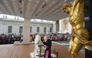 البابا فرنسيس صباح اليوم في المقابلة العامّة الأسبوعيّة Provided by: Vatican Media