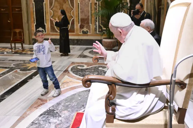البابا فرنسيس يحتفل باليوم العالمي للمعاقين في الفاتيكان في 3 ديسمبر/كانون الأوّل 2022