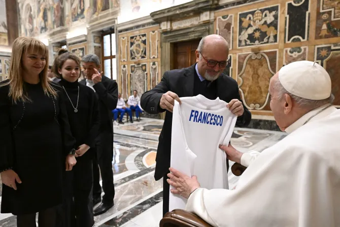 البابا يلتقي مسؤولي الاتحاد الإيطالي للخماسي الحديث (البنتاثلون) ولاعبي المنتخب الوطني