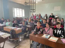 مدرسة الأمل في القامشلي، إحدى المدارس السريانيّة التي تواجه خطر الإغلاق القسري