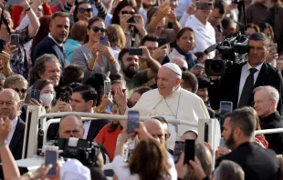 البابا فرنسيس في المقابلة العامة يوم الأربعاء 28 سبتمبر/أيلول 2022 Provided by: Pablo Esparza-CNA