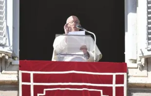 البابا فرنسيس في خلال صلاة التبشير الملائكي يوم الثلاثاء 1 نوفمبر/تشرين الثاني 2022 Provided by: Vatican Media