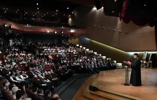 الراعي في افتتاح مؤتمر المدارس الكاثوليكيّة في ثانويّة مار الياس للراهبات الأنطونيّات في غزير، لبنان Provided by: Maronite Catholic Patriarchate of Antioch