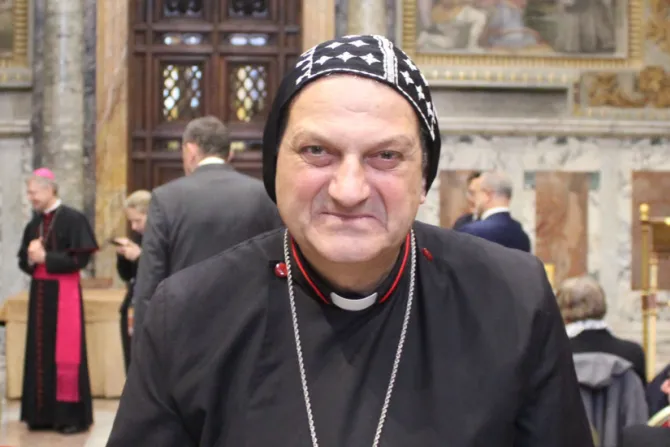 جانبٌ من حفل تكريم المطران يعقوب مراد في الفاتيكان أمس