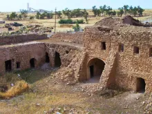 موقع دير مار إيليا الحيريّ قبل تفجيره على أيدي تنظيم داعش