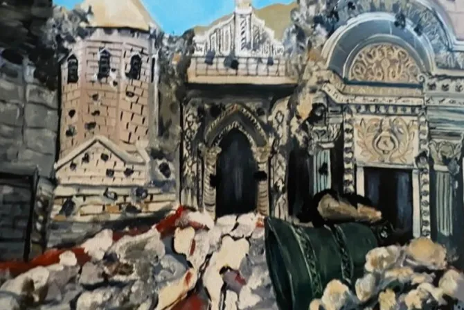 أيقوناتٌ كتَبَها إبراهيم لَلّو.