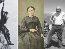 (من اليمين إلى اليسار) البابا يوحنّا بولس الثاني وزيلي مارتان وبيير جورجيو فراسّاتي