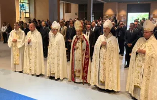 الراعي يترأّس قدّاسًا إلهيًّا في رعيّة مار شربل-سورين، فرنسا اليوم مصدر الصورة: البطريركيّة المارونيّة