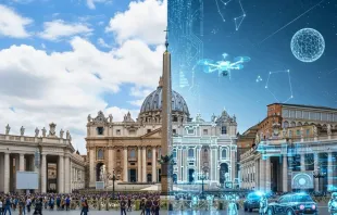 يقف الكرسيّ الرسوليّ أمام معركة جديدة: الدفاع عن الحقيقة في عصر الخداع التكنولوجيّ مصدر الصورة: AI Image Generator/Shutterstock