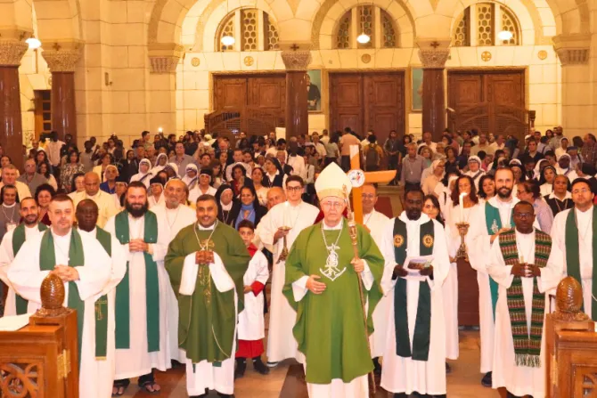 جانبٌ من احتفال الكنيسة اللاتينيّة بيوبيل الإرساليّات في القاهرة، مصر
