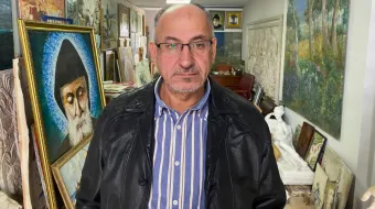 النحّات ياسر مخّول مصدر الصورة: ياسر مخّول