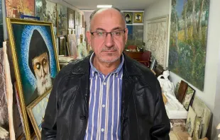 النحّات ياسر مخّول مصدر الصورة: ياسر مخّول