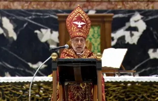 ميناسيان يترأّس قدّاس الشكر غداة إعلان قداسة المطران إغناطيوس مالويان في بازيليك القدّيس بطرس-الفاتيكان مصدر الصورة: لقطة شاشة من البث المباشر للذبيحة الإلهية عبر صفحة البطريركيّة الأرمنيّة الكاثوليكيّة في فيسبوك