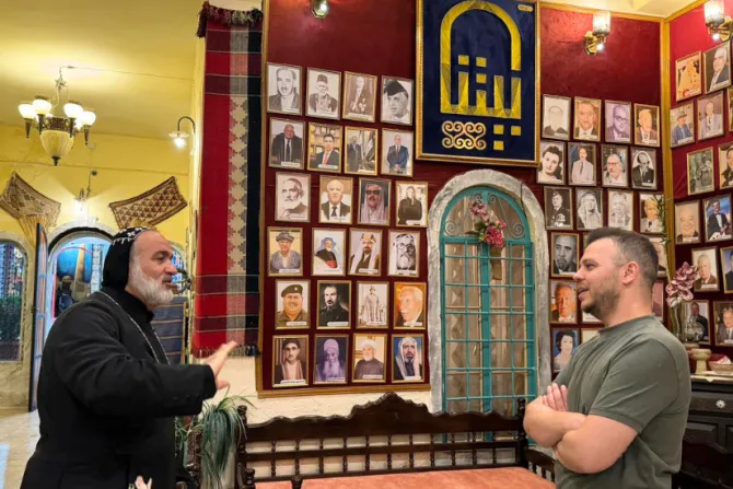 زيارة مطران السريان الأرثوذكس في لندن توما دقمة مؤسّسة بيتنا للثقافة والفنون والتراث