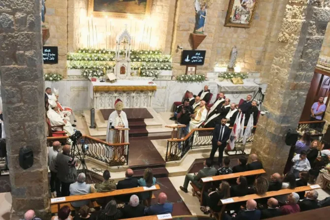 الراعي يترأّس القدّاس الإلهيّ في كنيسة مار جرجس-القليعة (مرجعيون)، جنوب لبنان