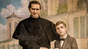 القدّيس يوحنّا دون بوسكو مصدر الصورة: Maria Grazia Paglini/Pinterest