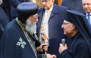 من محطّات زيارة البطريرك يوسف العبسي لمصر مصدر الصورة: كنيسة الروم الملكيّين الكاثوليك في مصر