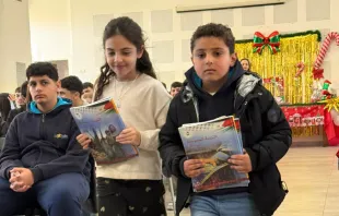 من احتفال مدرسة الفرير الثانويّة في القدس بعيد الميلاد الشهر الماضي مصدر الصورة: مدرسة الفرير الثانوية في القدس