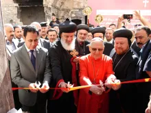 الاحتفال السابق بتكريس كنيسة مار توما للسريان الأرثوذكس في الموصل، العراق