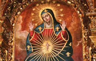 أمّنا مريم حاملة البشرى السارّة مصدر الصورة: Valerie Brock/Pinterest