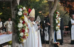 من الاحتفالات بعيد القدّيس شربل في بقاعكفرا الشماليّة، لبنان مصدر الصورة: البطريركيّة المارونيّة