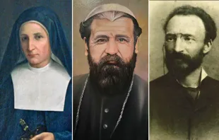 الطوباويّون بارتولو لونغو وإغناطيوس مالويان وفينتشينزا ماريا بولوني مصدر الصورة: بطريركيّة الأرمن الكاثوليك وPublic Domain