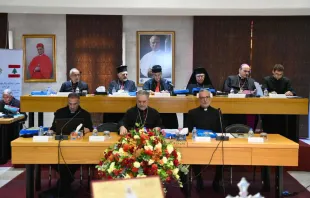 من افتتاح الدورة العاديّة الثامنة والخمسين لمجلس البطاركة والأساقفة الكاثوليك في لبنان في الصرح البطريركيّ المارونيّ-بكركي مصدر الصورة: البطريركيّة المارونيّة