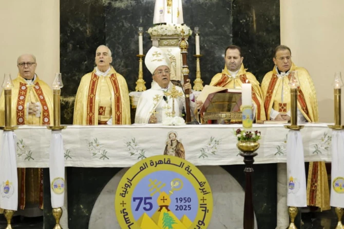 الكنيسة المارونيّة في القاهرة تحتفل باليوبيل الألماسيّ لتأسيس أبرشيّتها