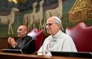 البابا لاوون الرابع عشر يشارك في افتتاح جامعة اللاتران الحبريّة عامها الأكاديميّ مصدر الصورة: فاتيكان ميديا