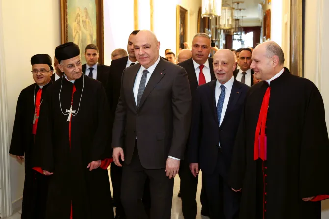 البطريرك الراعي يستقبل الرئيس عون في بكركي، لبنان