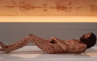 عرض أوّل مجسّم واقعي للمسيح استنادًا إلى الكفن المقدّس Provided by: Nicolás de Cárdenas/ACI Press