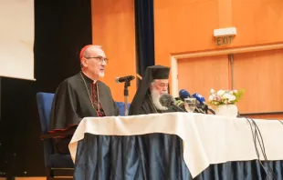 بيان مشترك للبطريركيّتَين اللاتينيّة والأرثوذكسيّة يحذّر من تهجير المدنيّين في غزّة مصدر الصورة: البطريركيّة اللاتينيّة-القدس