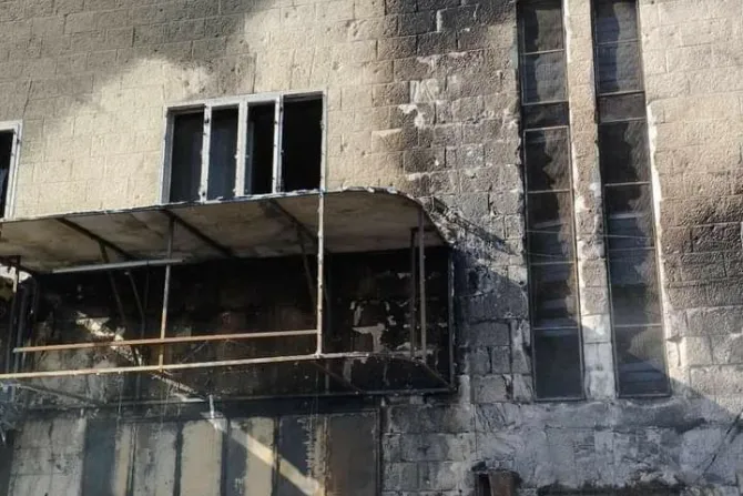 كنيسة اللاتين في جنين تتضرر إثر العدوان الإسرائيلي على المدينة