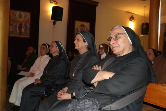 جانبٌ من أمسية التراتيل في كنيسة القلب الأقدس الكلدانيّة-بغداد، العراق