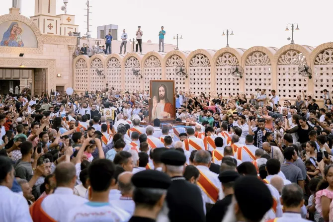 جانب من احتفالات عيد العذراء الملكة في أسيوط-مصر (أغسطس/آب 2025)