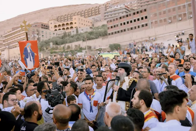 جانب من احتفالات عيد العذراء الملكة في أسيوط-مصر (أغسطس/آب 2025)