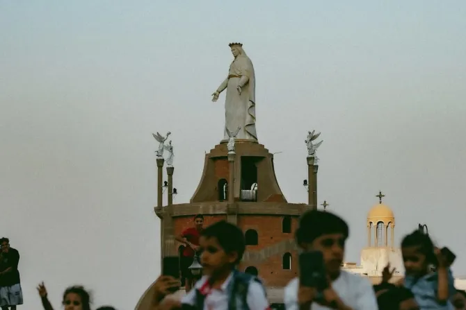 جانب من احتفالات عيد العذراء الملكة في أسيوط-مصر (أغسطس/آب 2025)