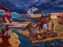 لوحة «العائلة المنفيّة» للفنان أليساندرو فانتيرا