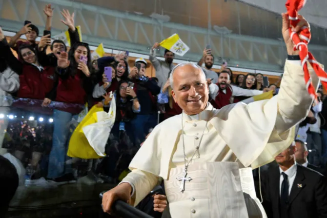 البابا لاوون الرابع عشر يلتقي الشبيبة في الصرح البطريركيّ المارونيّ-بكركي