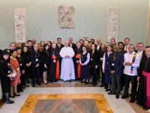 البابا لاوون الرابع عشر يلتقي صباح اليوم أعضاء اتّحاد الكتاب المقدّس الكاثوليكيّ في القصر الرسوليّ الفاتيكانيّ